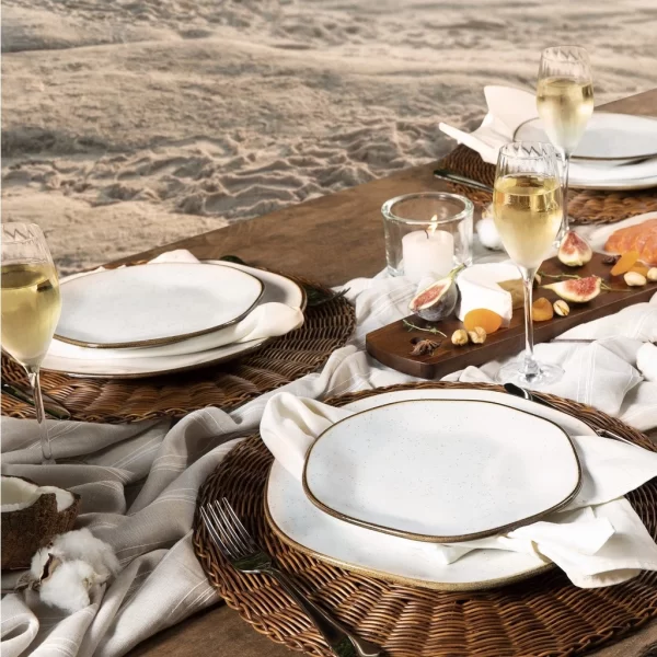 Prato Sobremesa Ryo Maresia 6 Unidades 21,5cm Oxford Porcelanas - Image 4