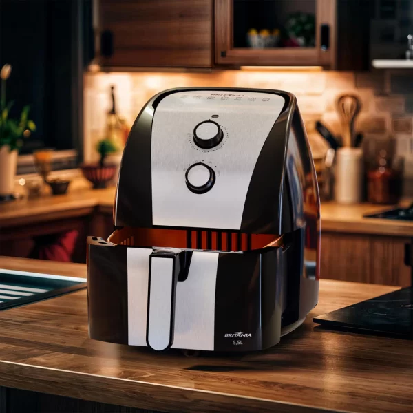 Air Fryer Britânia 5,5L Antiaderente Gold 1500W BFR51 - Imagem 8